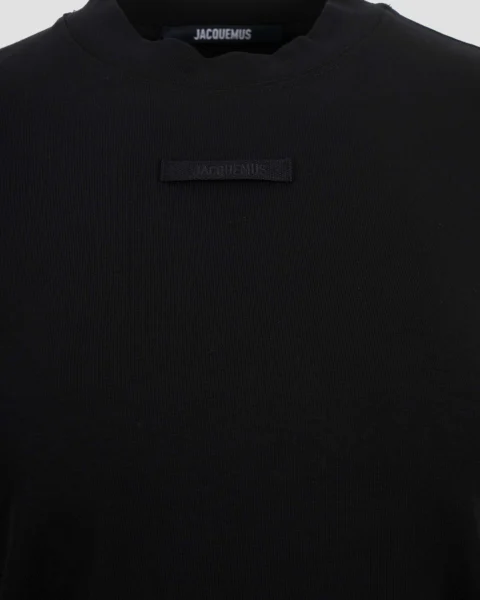 The Gros Grain Long-Sleeved T-Shirt in Black — снимка 2