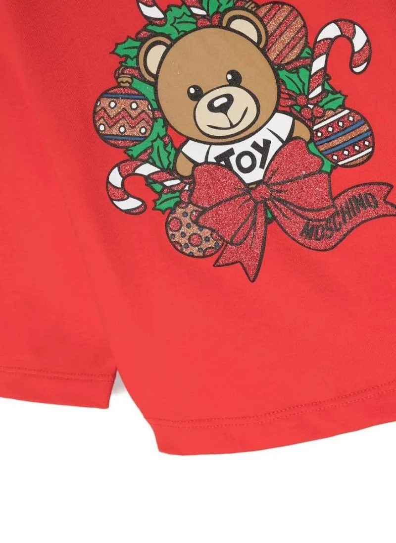 Блуза с принт Moschino Kids — снимка 5