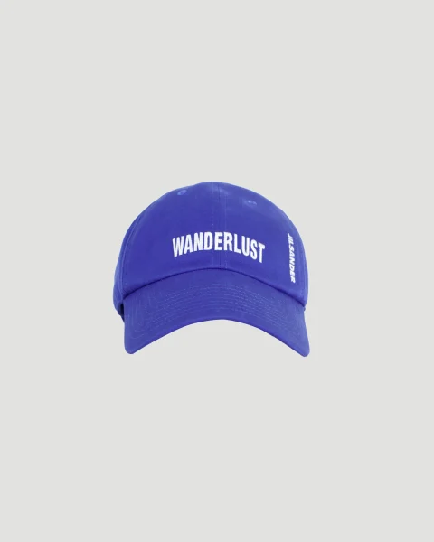 Blue 'Wanderlust' Cap