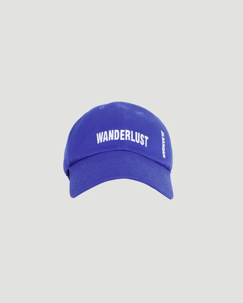 Blue 'Wanderlust' Cap