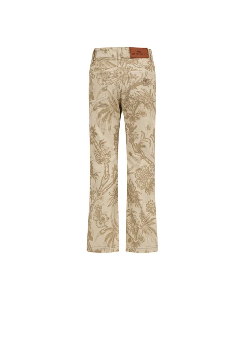 Панталон от рипсено кадифе Etro Kids — снимка 2