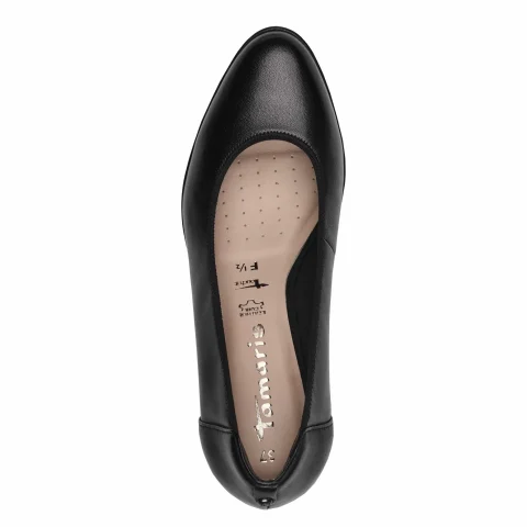 Токчета TAMARIS – 1-22451-44-003 BLACK LEATHER — снимка 5