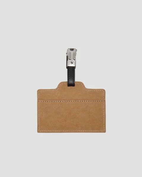 Beige Paper Badge Holder — снимка 2