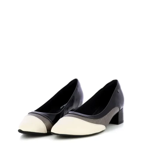 Токчета PICCADILLY – 739090 TACI PRETO/PEWTER/OFF WHITE — снимка 3
