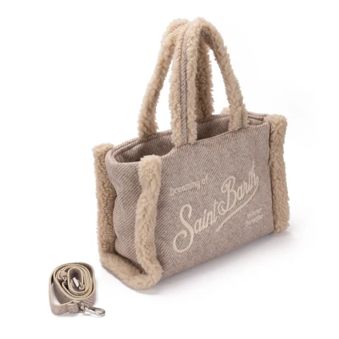 Дамска чанта Colette Shearling SAINT BARTH — снимка 5
