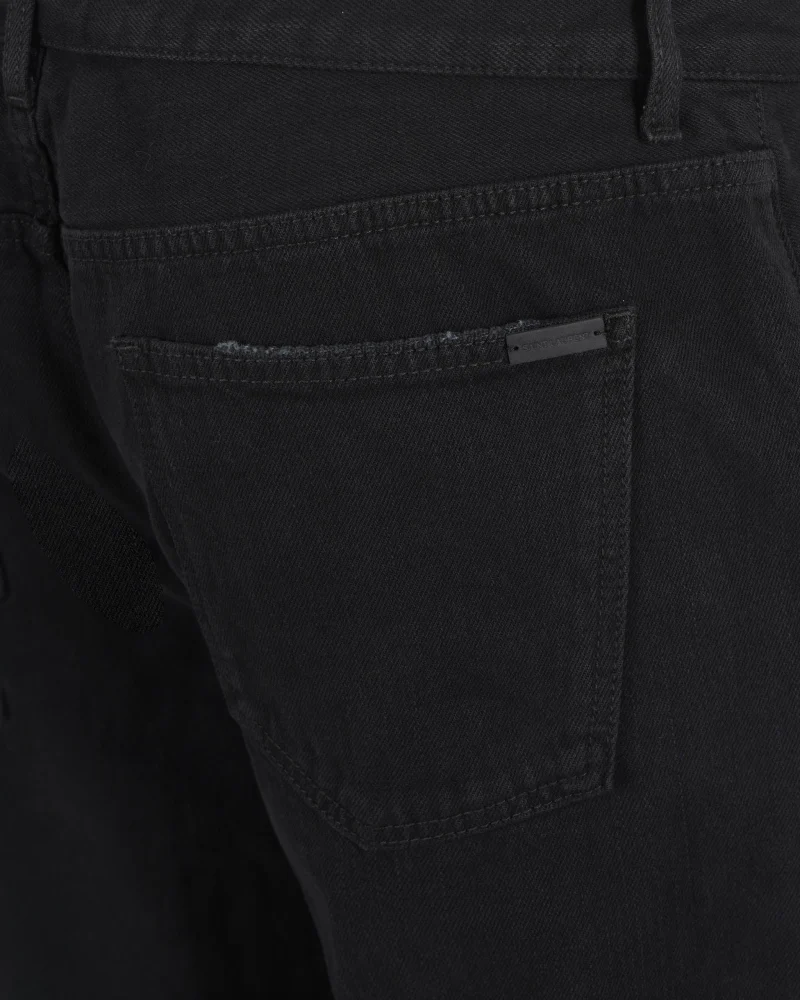Baggy Jeans in Carbon Black Denim — снимка 3
