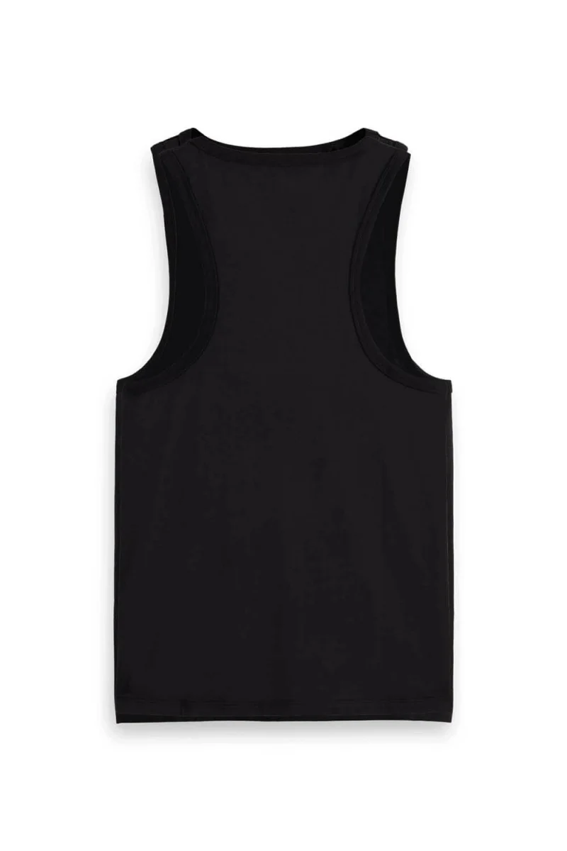 T-Shirt Racer Tank 179190 SC001 black — снимка 2