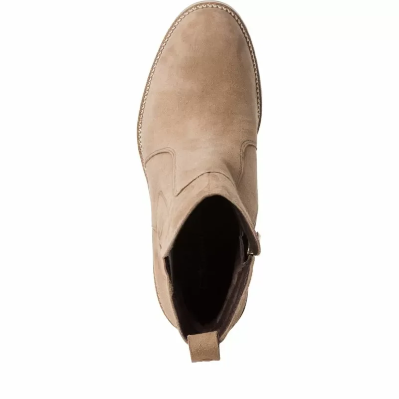 Дамски Боти На Ток TAMARIS – 1-25380-43-400 BEIGE — снимка 4