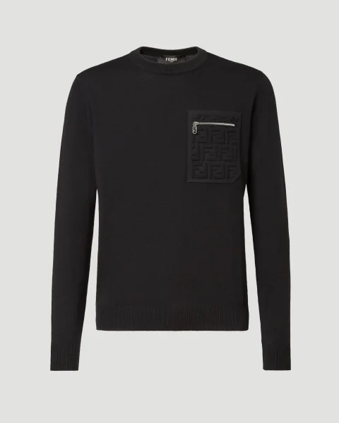 Wool Jumper in Black