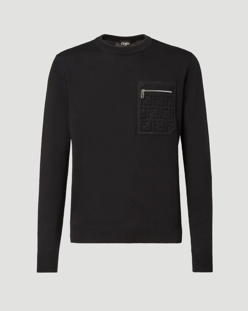 Wool Jumper in Black
