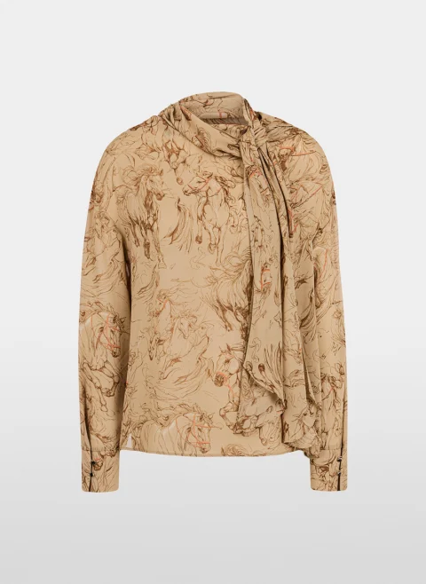 Блуза с панделка Marc Cain Collections — снимка 6