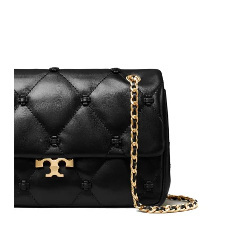 Дамска черна чанта SMALL BUNNY KNOT TORY BURCH — снимка 9