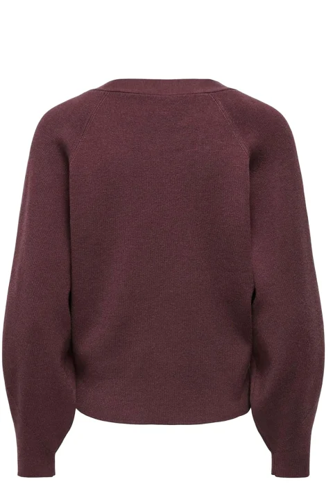 Жилетка Onlsiteri V-Neck 15374994 19-1718 TCX fig — снимка 2