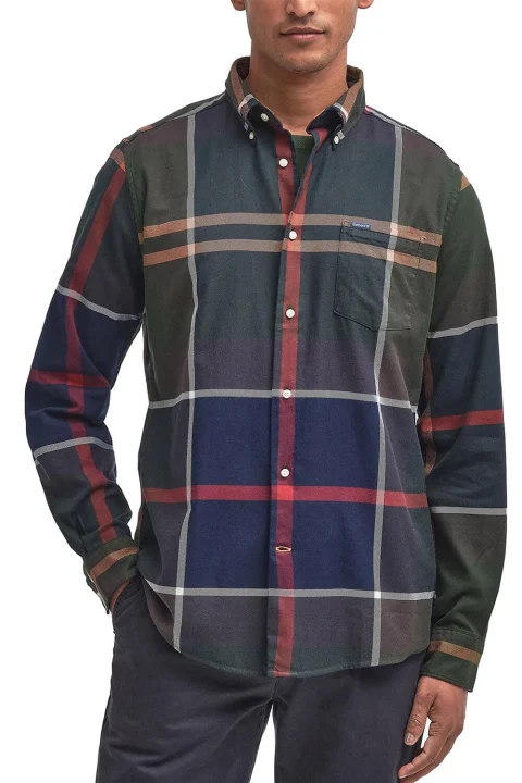 Риза Dunoon Tailored Tartan MSH4980 tn51 ancient