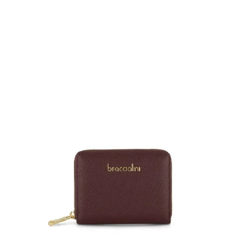 Дамски портфейл бордо Basic Braccialini