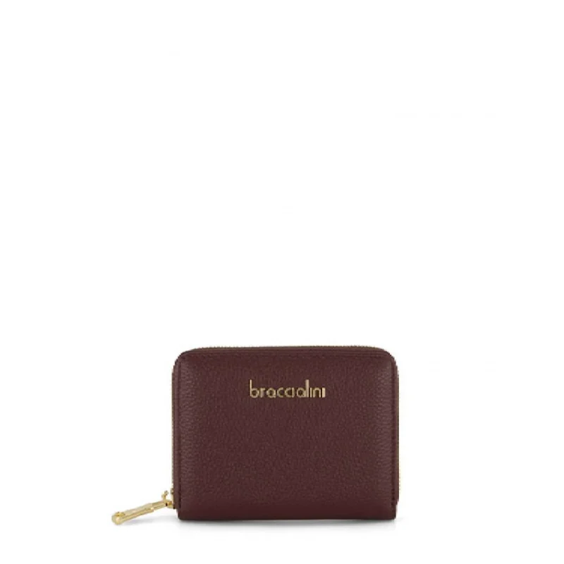 Дамски портфейл бордо Basic Braccialini