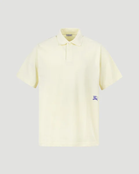 Equestrian Knight-Embroidered Cotton Polo Shirt