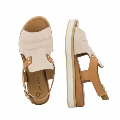 Дамски Сандали На Платформа CARLO FABIANI – 133.1087 CAMEO/COCONUT 57 — снимка 5