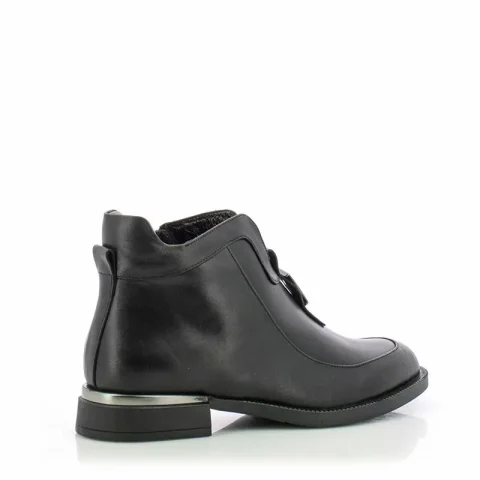 Дамски Равни Боти CARLO FABIANI – 26102154 BLACK — снимка 2
