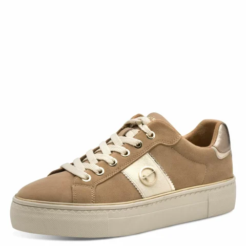 Дамски Сникърс TAMARIS – 1-23724-42-310 CAMEL — снимка 3