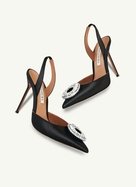 Обувки на ток 'Crystal Hoop' Aquazzura — снимка 2