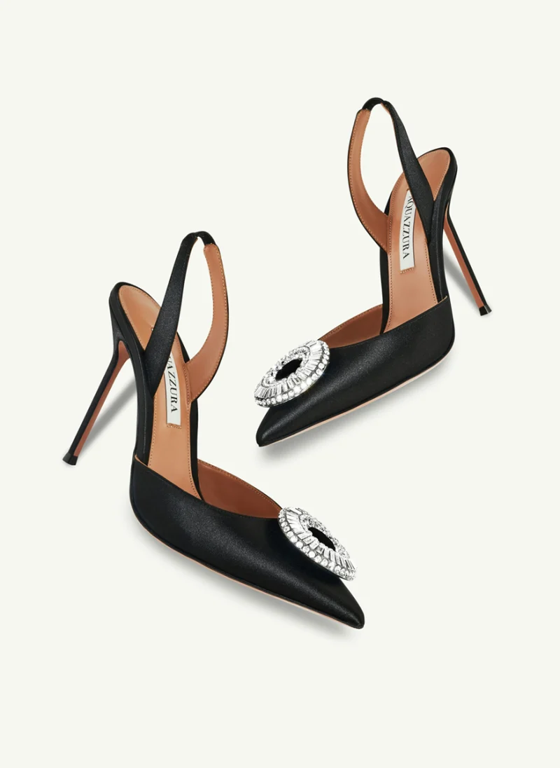 Обувки на ток 'Crystal Hoop' Aquazzura — снимка 2
