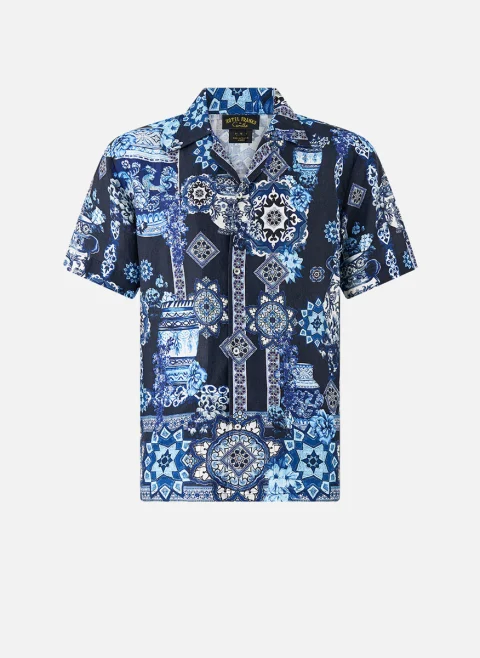 Риза от лен 'A tiled wonderland' Camilla — снимка 6