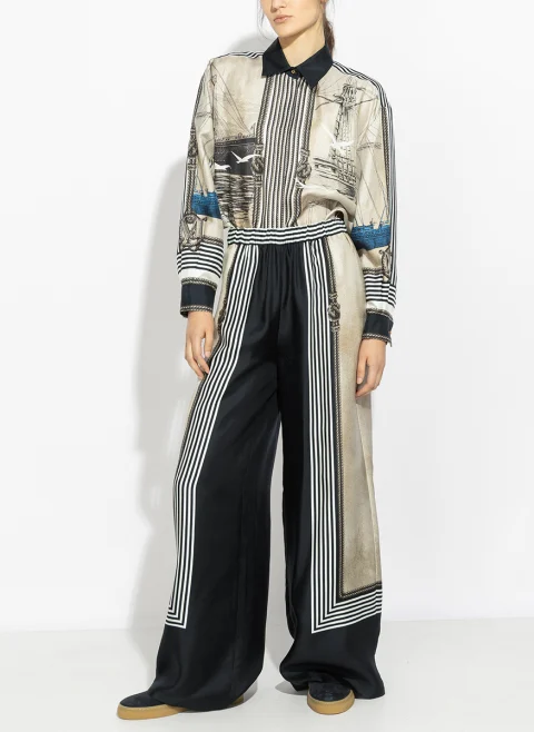 Панталон с принт Max Mara Mxmcarabo