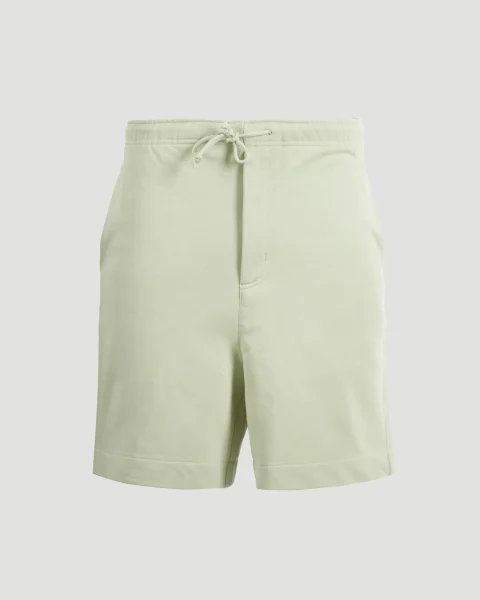 French Terry Shorts in Light Green