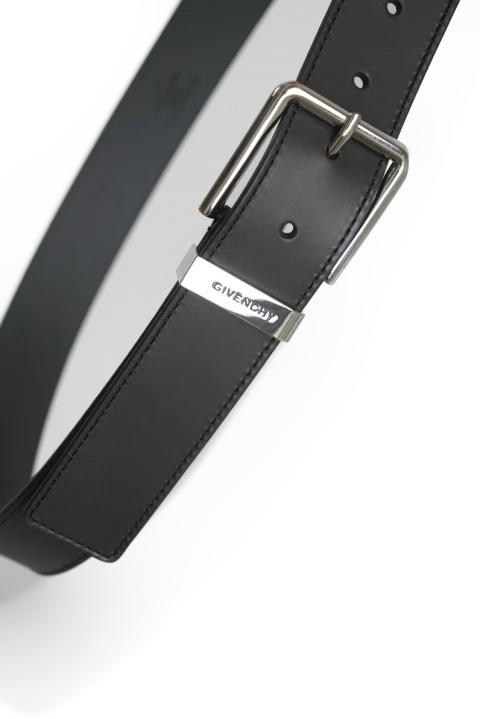Gentleman Belt in Black Leather — снимка 2
