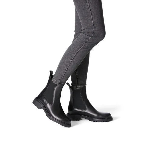 Дамски Равни Боти TAMARIS – 1-25427-41-001 BLACK_3 — снимка 7