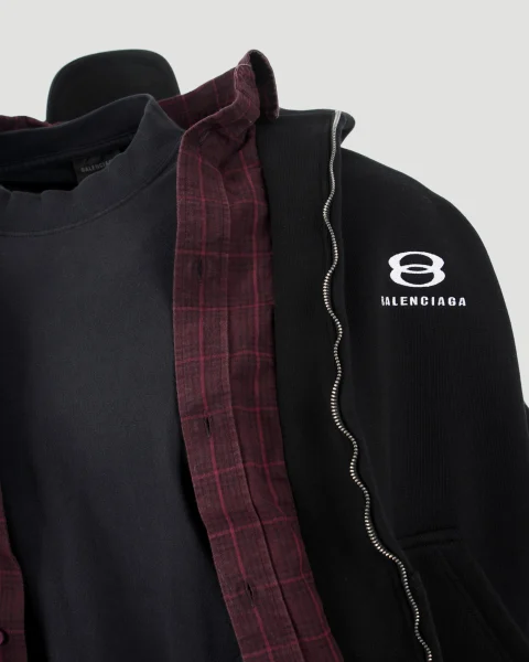 Unity Sports Icon Layered Hoodie — снимка 4