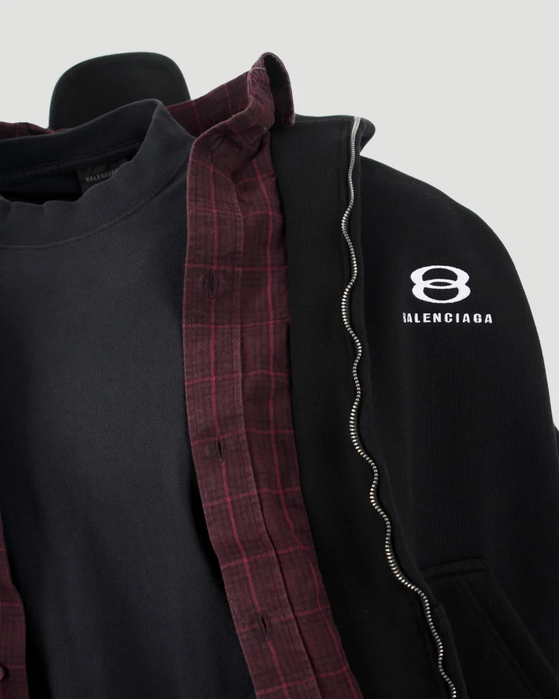 Unity Sports Icon Layered Hoodie — снимка 4