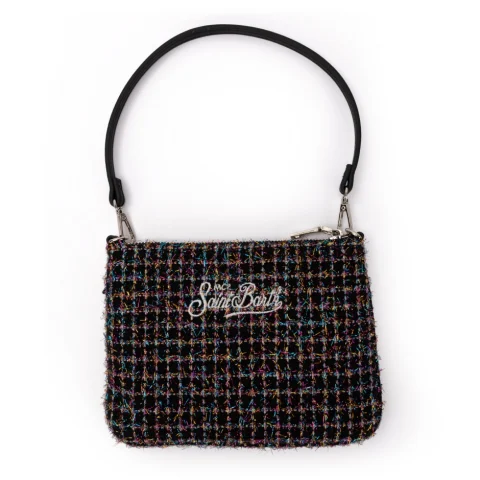 Дамска чантичка Parisienne Tweed SAINT BARTH — снимка 4