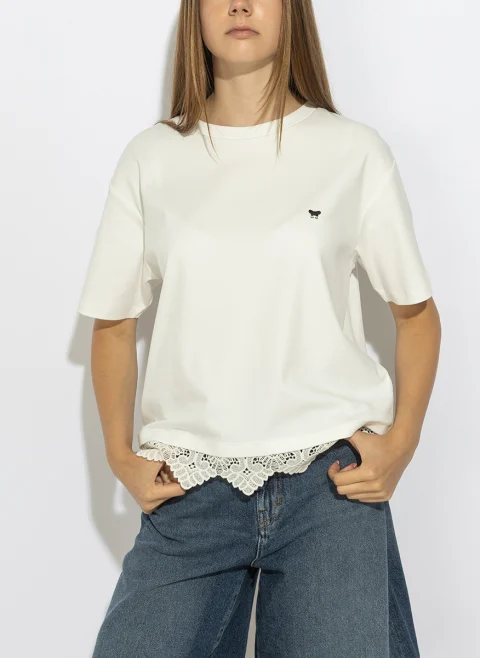 Тишърт 'Boxy fit' Weekend Max Mara Wkdsala — снимка 12