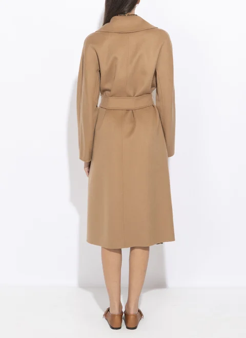 Палто от фина вълна и коприна Max Mara Studio Mstcles — снимка 3