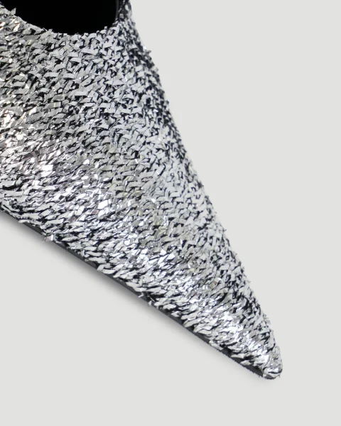 Knife Mules in Silver — снимка 6