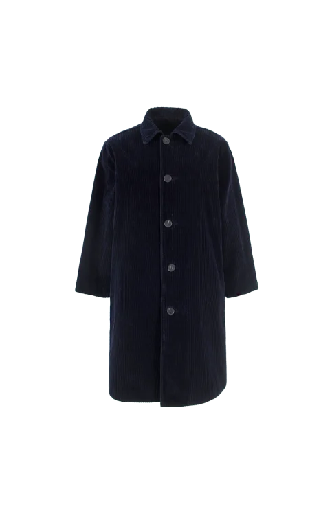 Etoli Reversible Coat in Navy — снимка 2