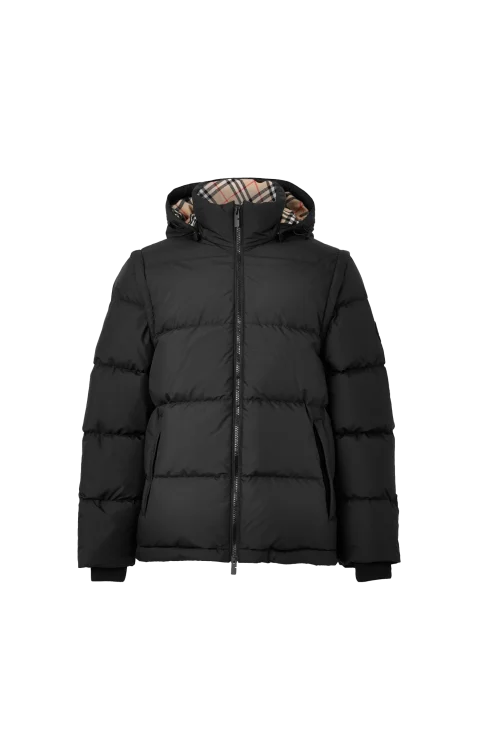 Bideford Puffer Jacket in Black