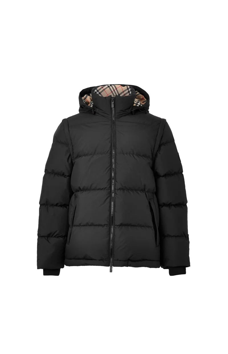 Bideford Puffer Jacket in Black