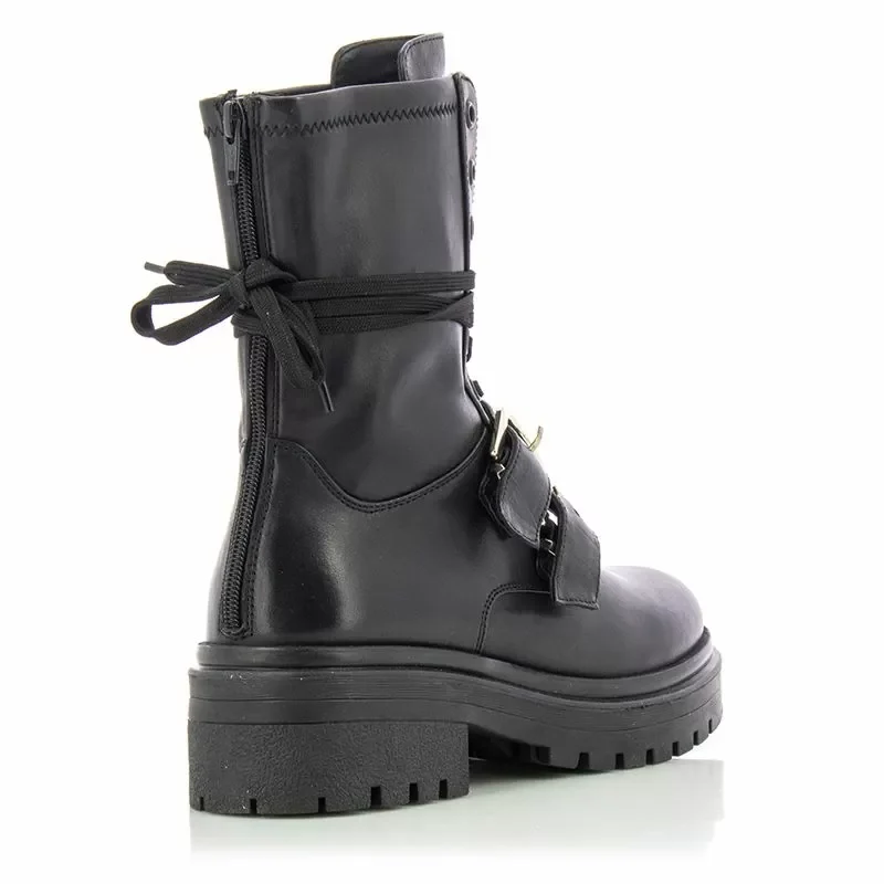Дамски Кубинки APEPAZZA – F2COMBAT40/LEA CATHERINE-BLACK — снимка 2
