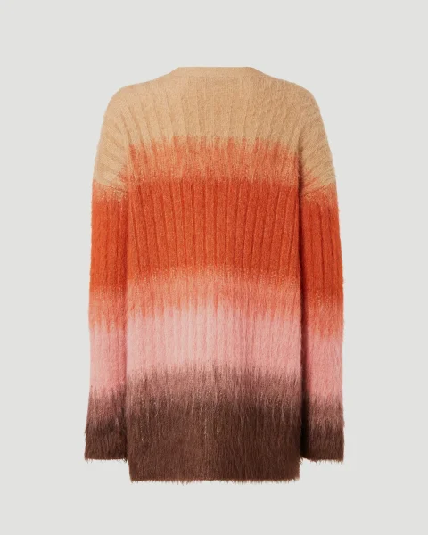 Multicolour Mohair and Wool Cardigan — снимка 3