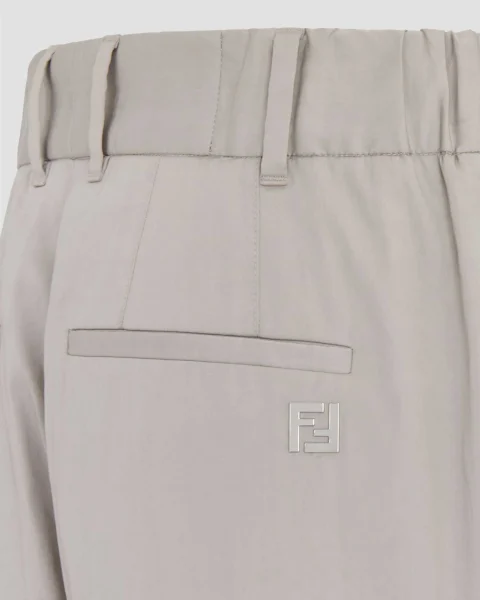 Grey Cotton Pants — снимка 3