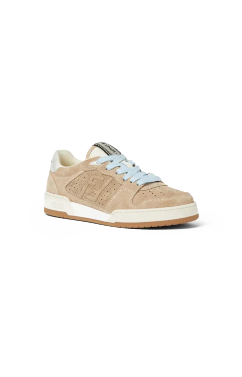 Match Sneakers in Beige Suede — снимка 2