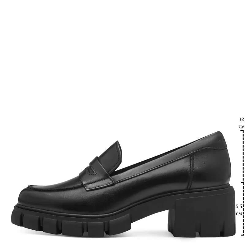 Дамски Лоуфър TAMARIS – 1-24439-41-003 BLACK LEATHER_2 — снимка 7