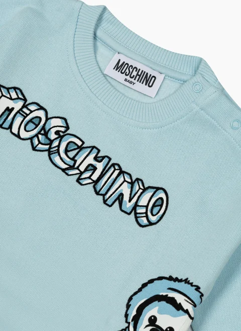 Комплект с лого мотив Moschino Kids — снимка 2