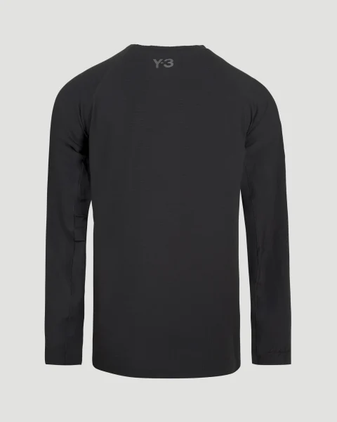 Running Long Sleeve Tee in Black — снимка 2