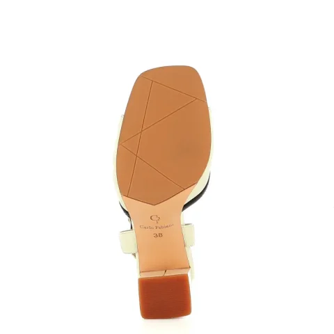 Дамски Сандали На Ток CARLO FABIANI – 5KL736 OFF WHITE — снимка 4