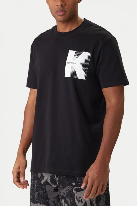 T-Shirt Klj Reg Ss K Logo B1M17066 999 black — снимка 2