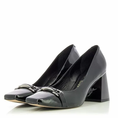 Токчета DONNA ITALIANA – 11034-715-757 VZ SEDA BLACK MA — снимка 3